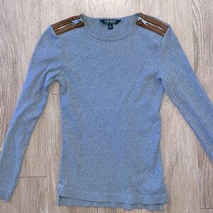 Ralph Lauren grey knit top